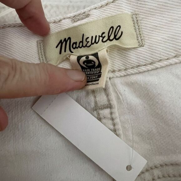 NEW Madewell The Darted Barrel-Leg Vintage Canvas 100% Cotton Jeans Size 29 - Picture 11 of 13